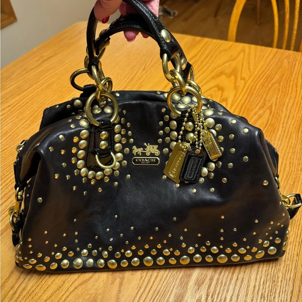 Coach | Bags | Coach Madison Sabrina Rivet Sachel 09693867 | Poshmark